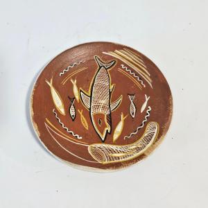 Photo of Red Ware Pottery Fish Plate