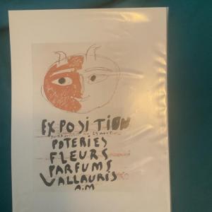 Photo of Rare Pablo Picasso Exposition Lithograph