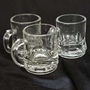 Photo of Three Tiny Mug Shot Glasses