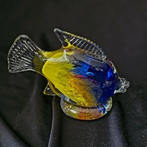 Photo of Vintage Handblown Art Glass Fish