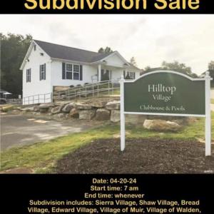 Photo of Subdivision Sale
