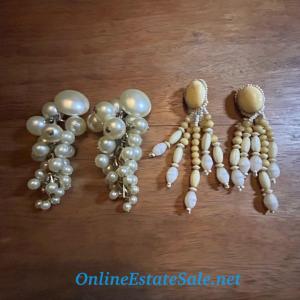Photo of PEARL CLIP ON EARRINGS