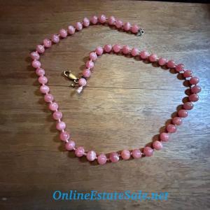 Photo of PINK BEADED NECKLACE