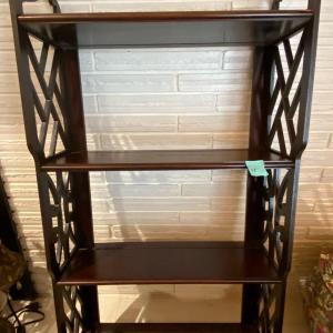 Photo of Wooden Four Shelf Bookcase