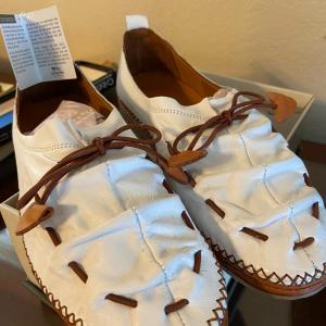 Photo of Spring Step Berna Moccasin Slip On Loafer Flat White UK Size 41/US Size 10