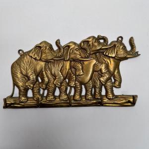 Photo of Brass Elephant Key Holder