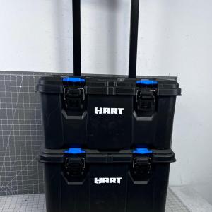 Photo of HART Pack out Box on wheels.