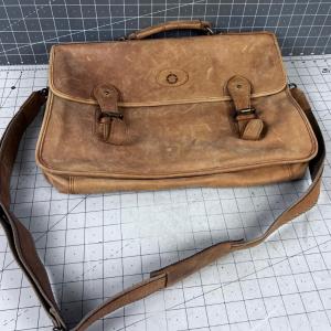Photo of Franklin Covey LEATHER Satchel 