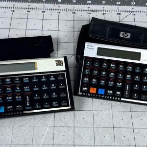 Photo of (2) HP 12C Financial Calculators 
