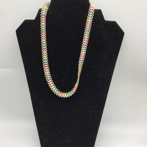 Photo of Vintage rainbow colored necklace