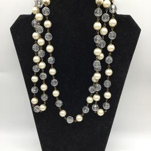 Photo of Extra long vintage beaded necklace