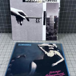 Photo of 2 Scorpion Albums: CRAZY WORLD AND SAVAGE AMUSEMENT 
