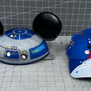 Photo of 2 DISNEY HATS Mickey Ears and R2D2 