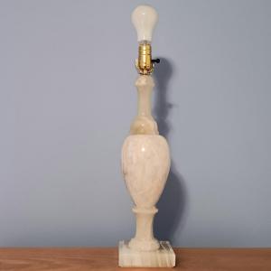 Photo of LOT 138: 28.5" Polished Onyx Table Lamp