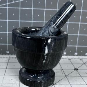 Photo of Mortar and Pestle - Black Marble