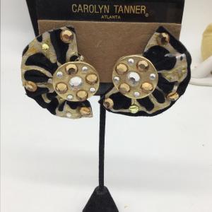 Photo of Carolyn Tanner vintage clip on earrings