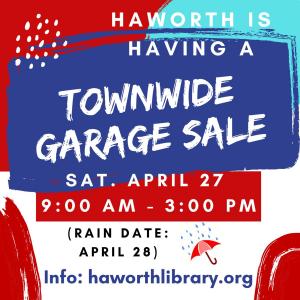 Photo of Haworth Townwide Garage Sale, 75+ Homes, Sat. Apr. 27, Raindate 28th