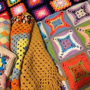 Photo of Afghan, knitwear lot