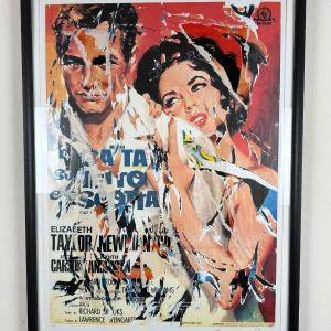 Photo of Mimmo Rotella "Cat on a Hot Tin Roof"