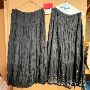Photo of 2 black long skirts