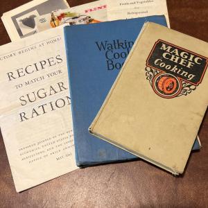 Photo of Vintage cookbooks
