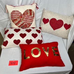 Photo of Lot #2 Valentine's Throw pillows