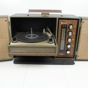 Photo of Vintage Penncrest Solid State Record Player and Radio