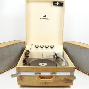 Photo of Vintage Motorola SH12S Suitcase Record Player