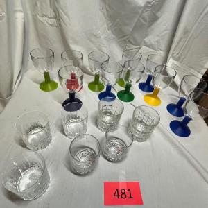 Photo of plastic & glass drink ware
