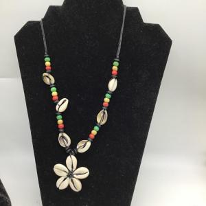 Photo of Flower with shells necklace