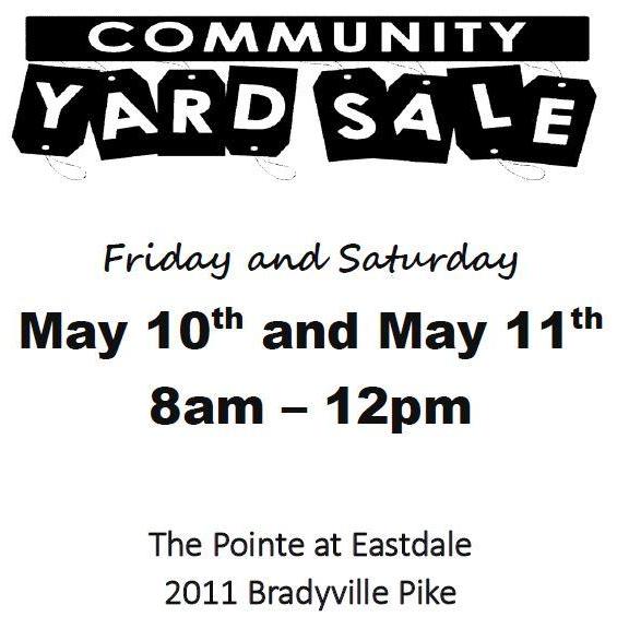 Photo of Community Yard Sale Friday and Saturday, May 10th - May 11th 8am-12pm