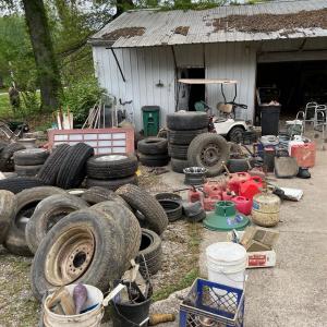 Photo of TOOLS, PARTS, ETC. - EVERYTHING in Pole Barn must go!