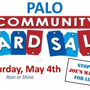 Photo of May 4 -Palo Community Yards Sales