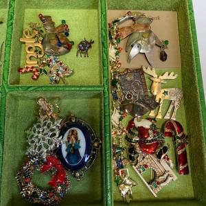 Photo of Lot 227: Christmas/Holiday Pin Collection & More