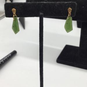 Photo of Green fashion earrings