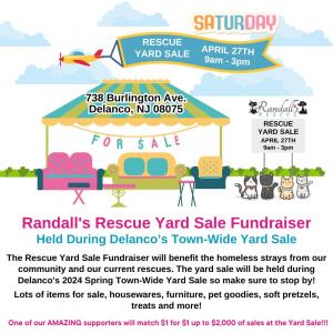 Photo of Randall's Rescue Yard Sale Fundraiser