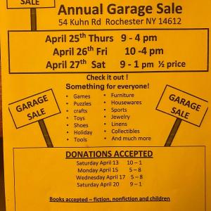 Photo of St. Marks Annual Garage Sale