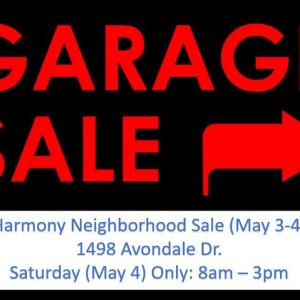 Photo of Harmony Neighborhood Sale [May 3-4]