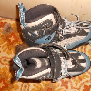 Photo of Roller Blades with Knee, Elbow and Wrist Guards 