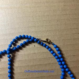Photo of BLUE BEADED NECKLACE