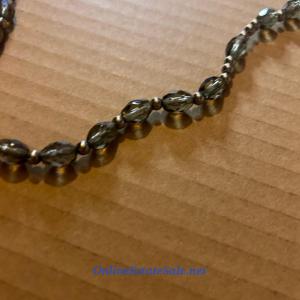 Photo of CLEAR BLACK BEADED NECKLACE