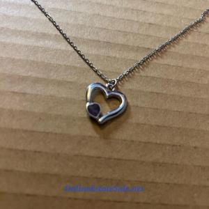 Photo of SILVER HEART NECKLACE