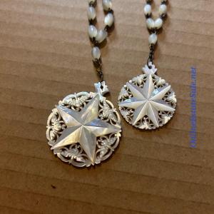 Photo of SET OF 2 STAR PENDANT NECKLACES