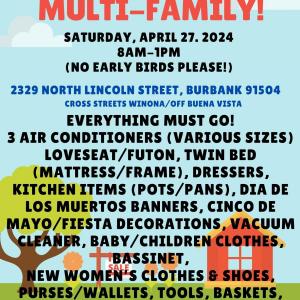 Photo of MULTI-FAMILY MOVING SALE!