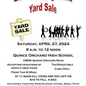 Photo of Quince Orchard Marching Band Yard Sale