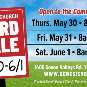 Photo of Genesis’ (formerly Grace fellowship) Annual Yard Sale
