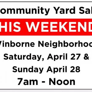 Photo of Winborne Neighborhood Community Yard Sale