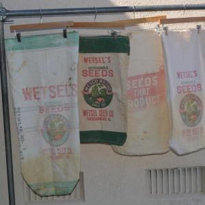 Photo of Lot of 4 Vintage Wetzel's Seed Bags AS IS