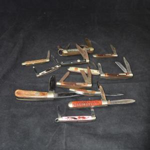 Photo of Lot of Vintage Pocket Knives Lots of Old Timers