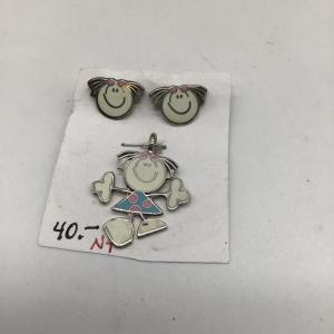 Photo of Earrings and Necklace charm